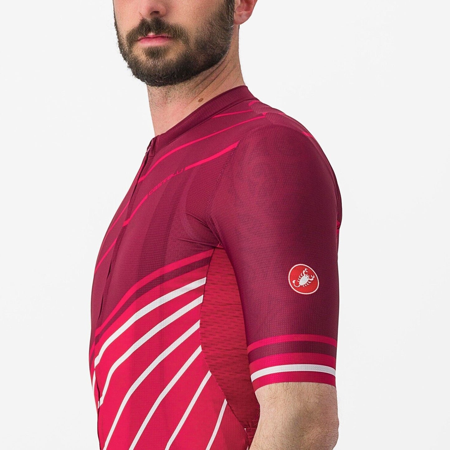 SPEED STRADA JERSEY : BORDEAUX/RED