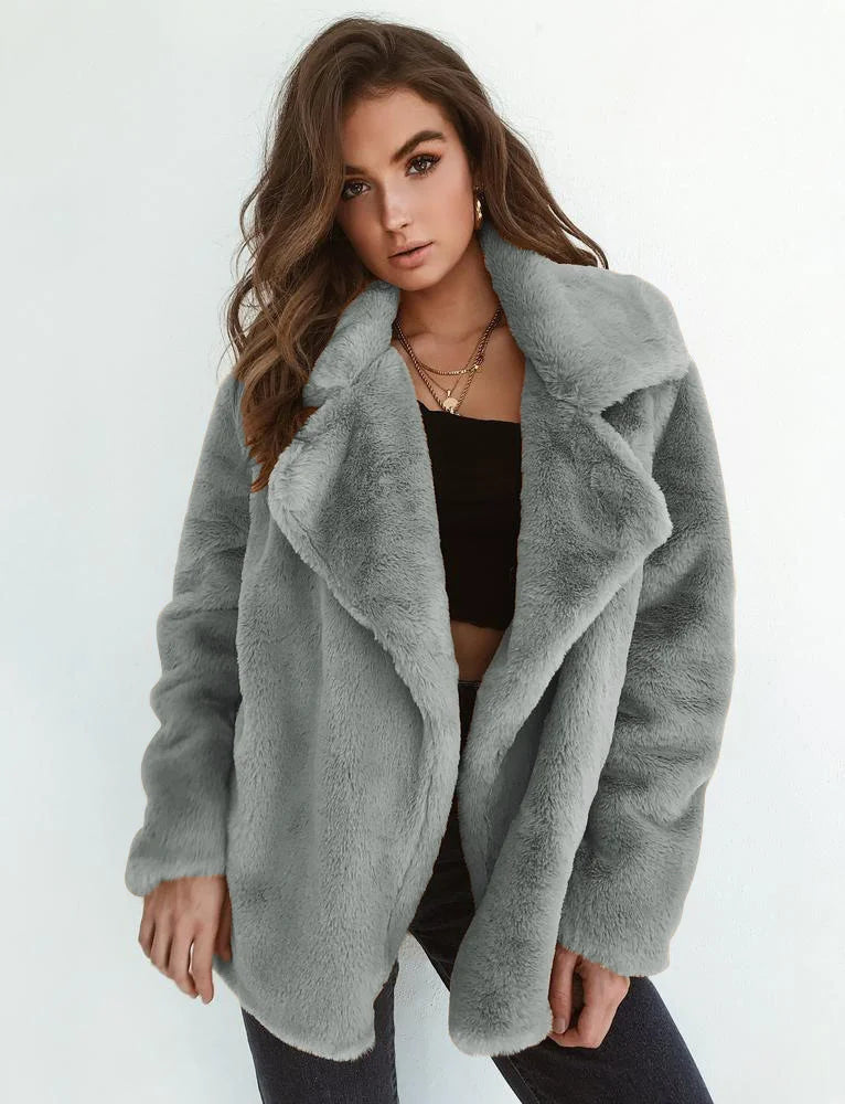 Women’s Plush Wool-Lined Fleece Jacket