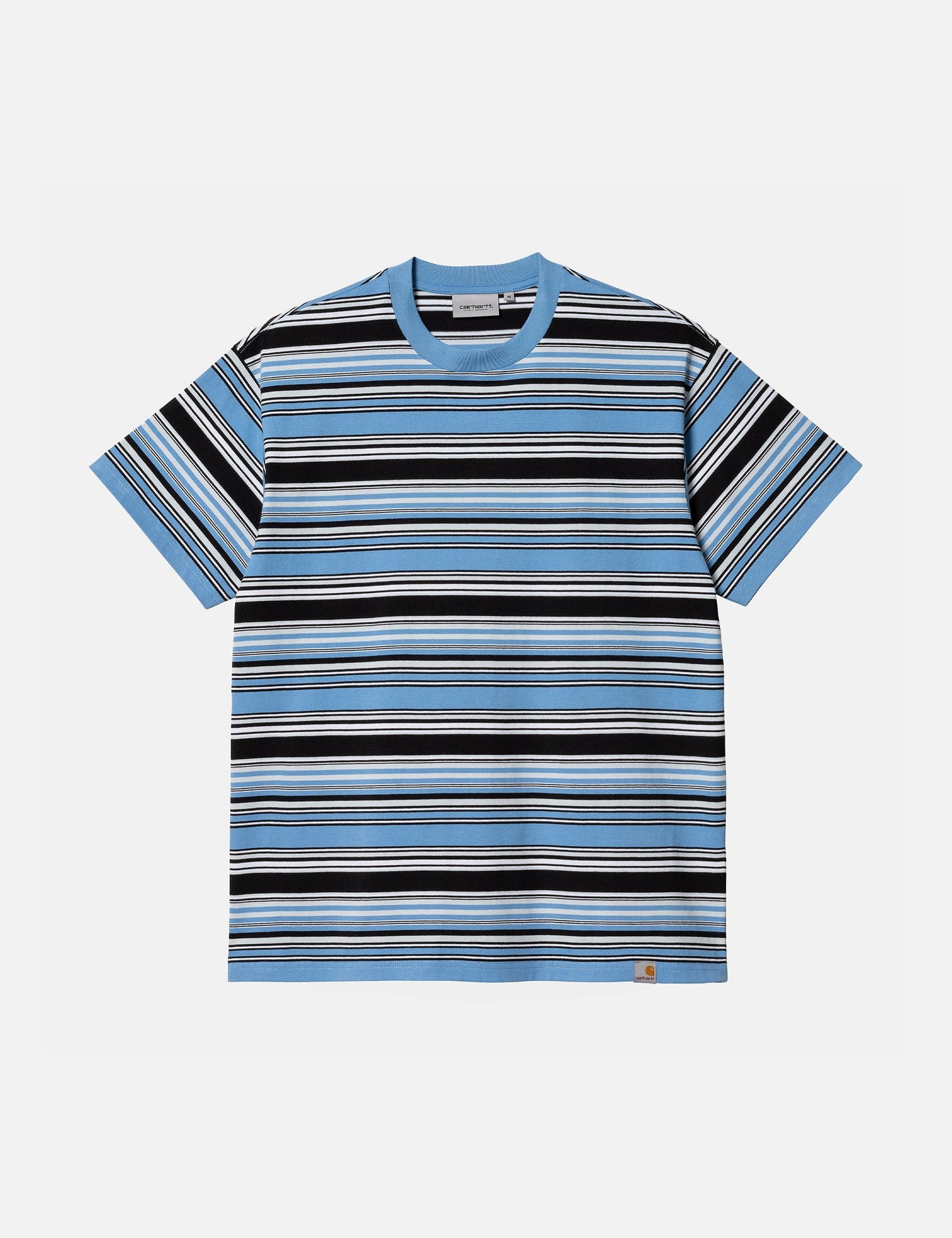 Lafferty T-Shirt (Stripe) - Piscine Blue