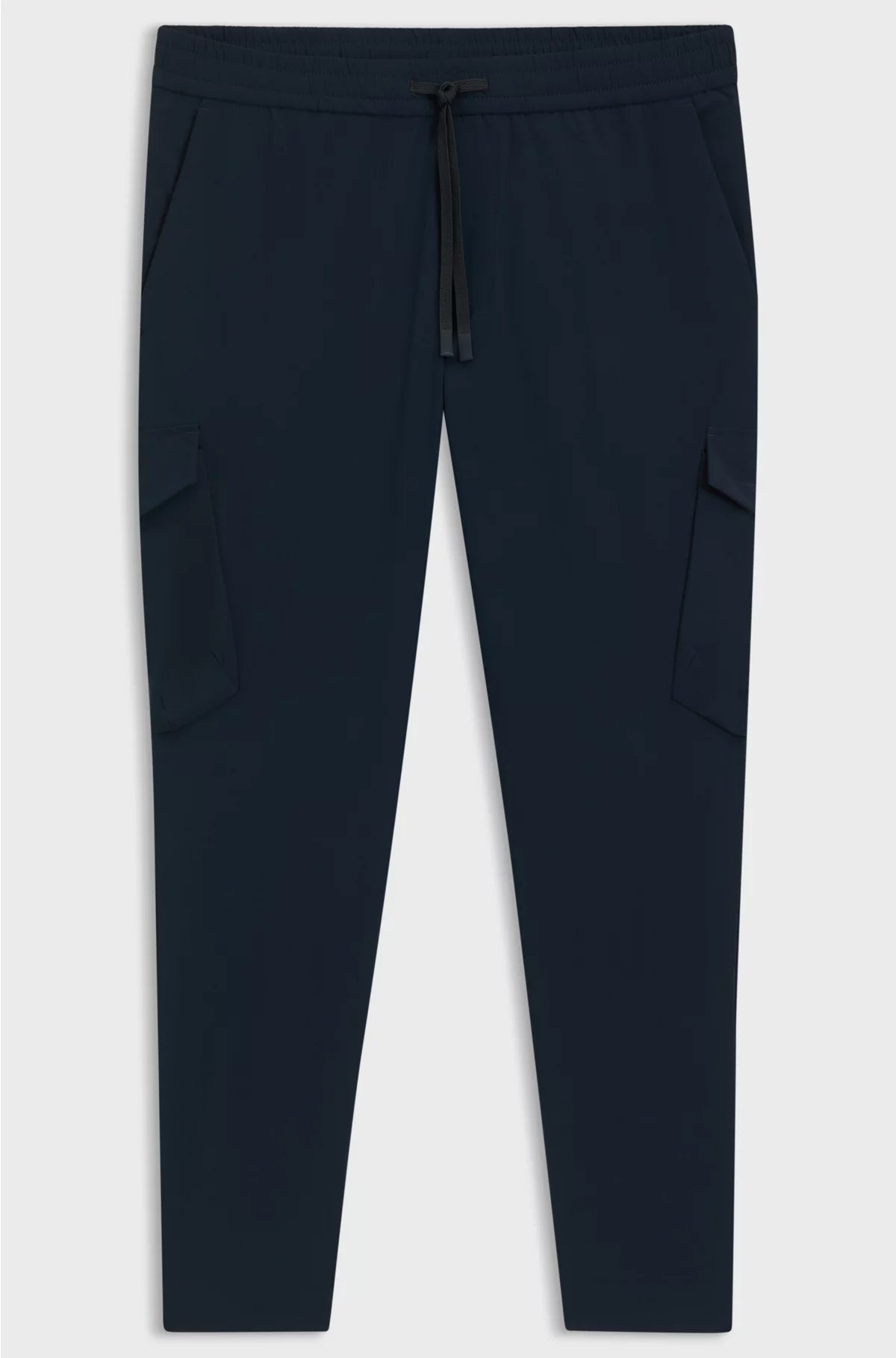 TAPERED-FIT TROUSERS IN EASY-IRON STRETCH POPLIN